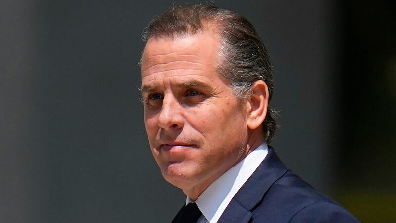FILE - President Joe Biden's son, Hunter Biden, leaves after a court appearance, July 26,...