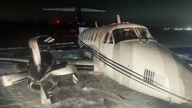 Five people were reportedly aboard a plane that made an emergency landing in Gulfport early...