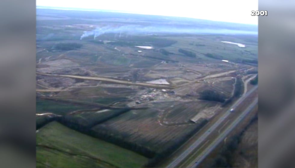 Aerial view of Nissan site in Madison County