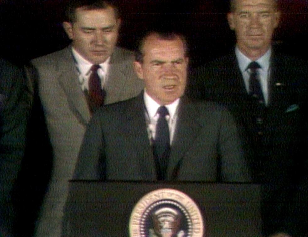 President Richard Nixon in Gulfport in 1969 (that's longtime Congressman G.V. "Sonny"...