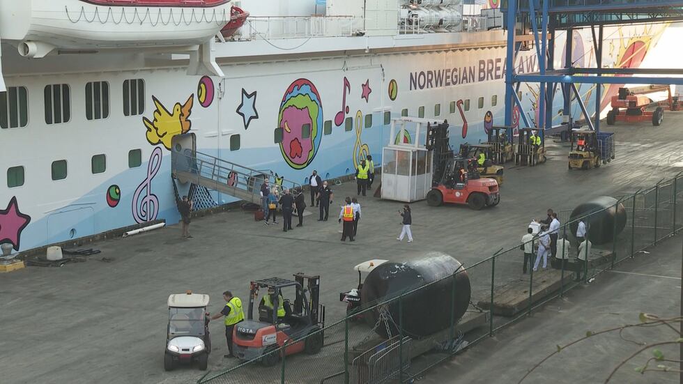 The Breakaway, a ship on the Norwegian Cruise Line, arrived backed in New Orleans on Dec. 5....