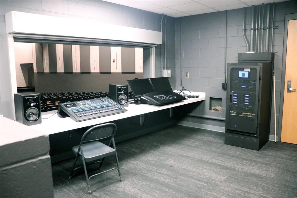 New 465-seat auditorium at Forest Hill High School features state-of-the-art technology