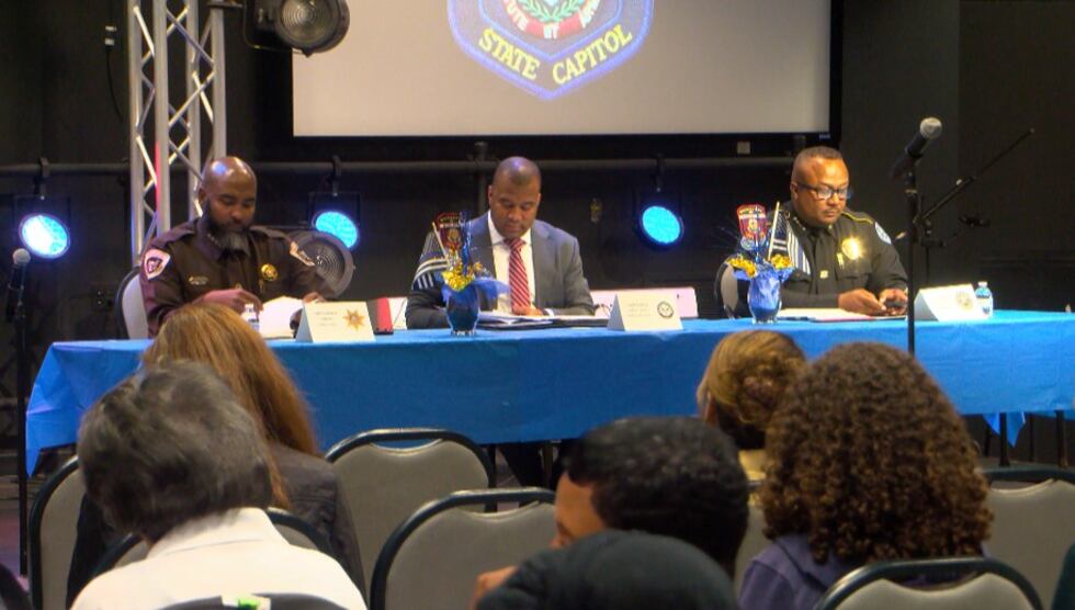 Officers told citizens Tuesday night it is important to restore a sense of safety and trust.
