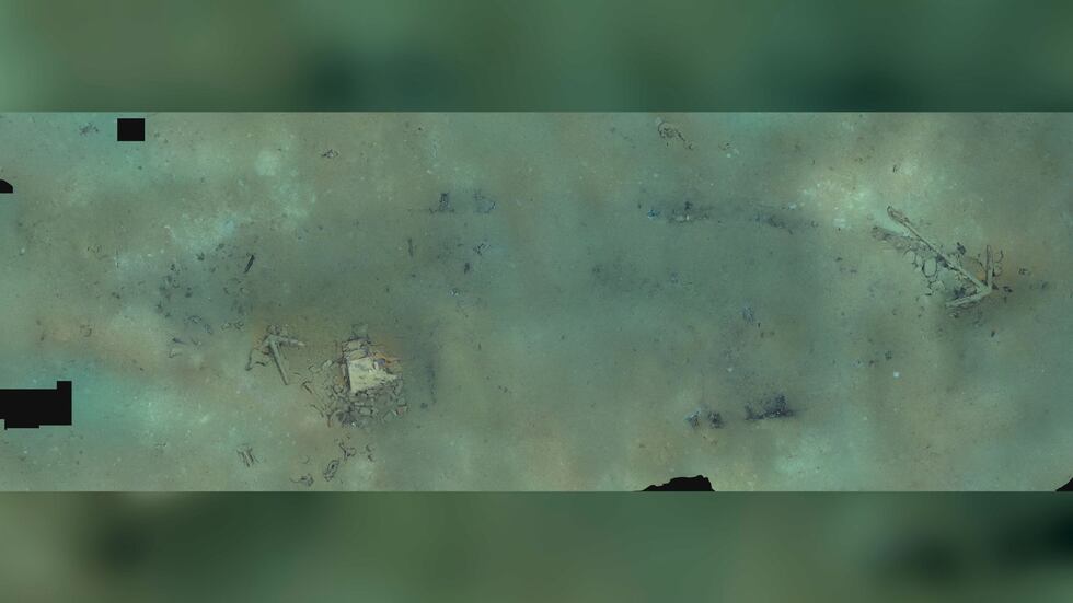The vessel is 64 feet long and found resting on the seafloor in the Gulf of Mexico.