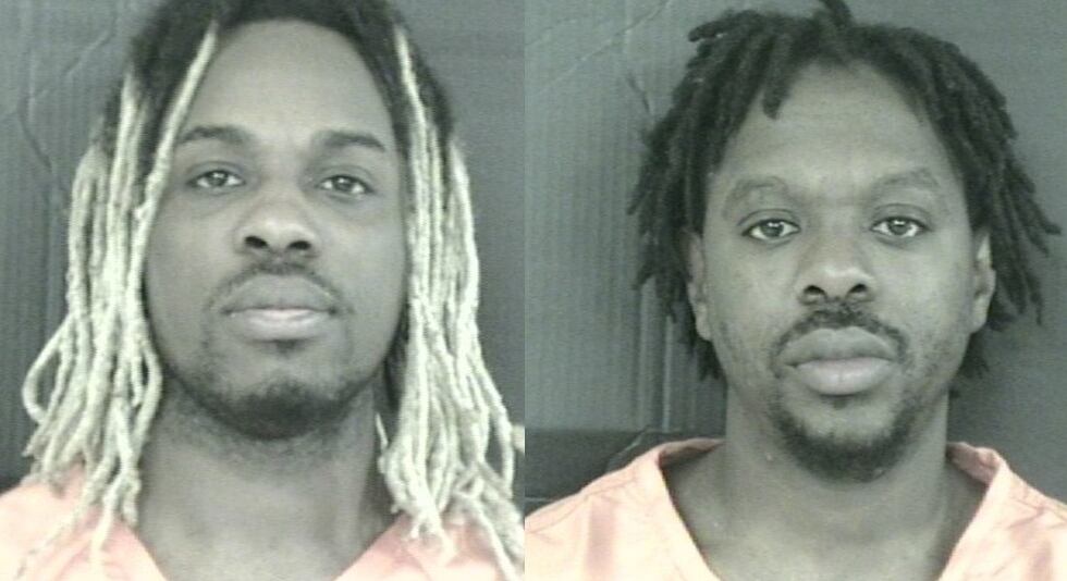 Anterrion Robinsion (left) and Lajeremy Johnson are being held without bond in connection with...