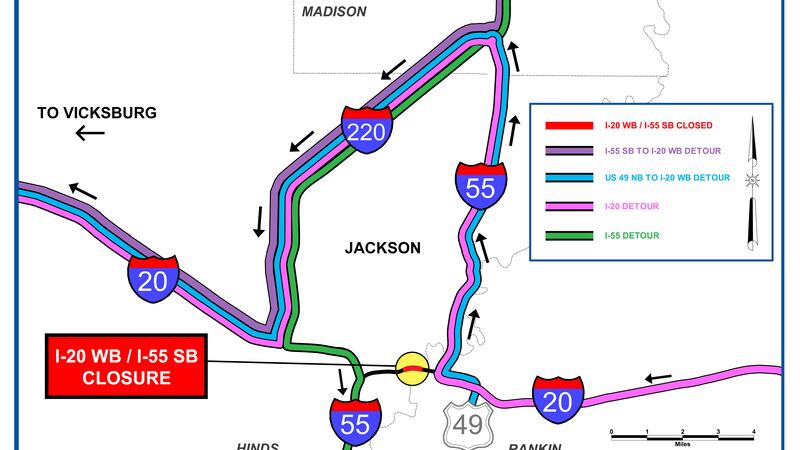 MDOT to perform ‘mandatory maintenance,’ temporarily close lanes of interstate in Jackson
