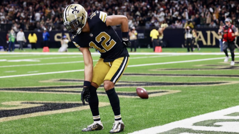 Chris Olave and the Saints are favorites in 10 games this upcoming season.