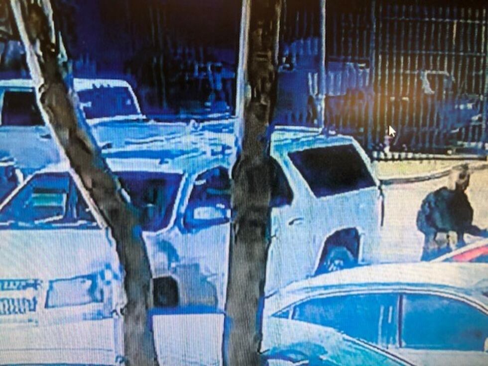 The suspect's Suburban