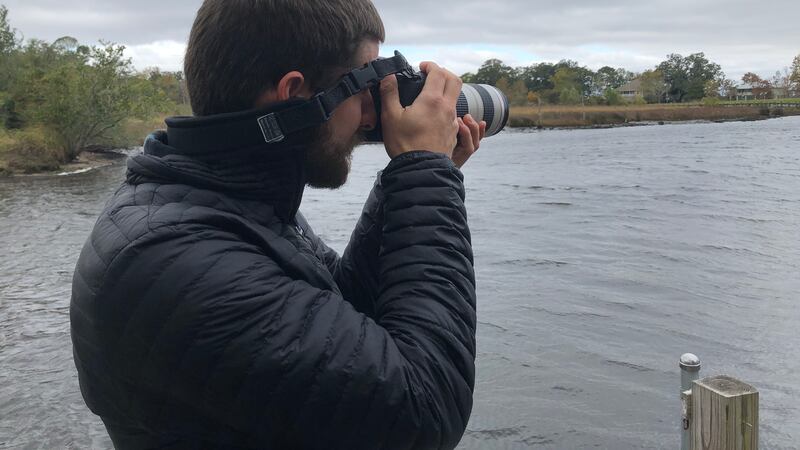 Capturing images of Pascagoula River