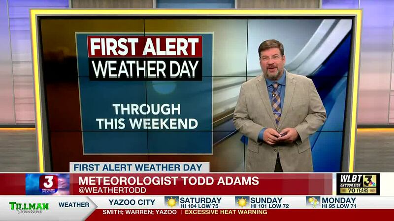 WLBT SAT AM WEATHER TODD ADAMS