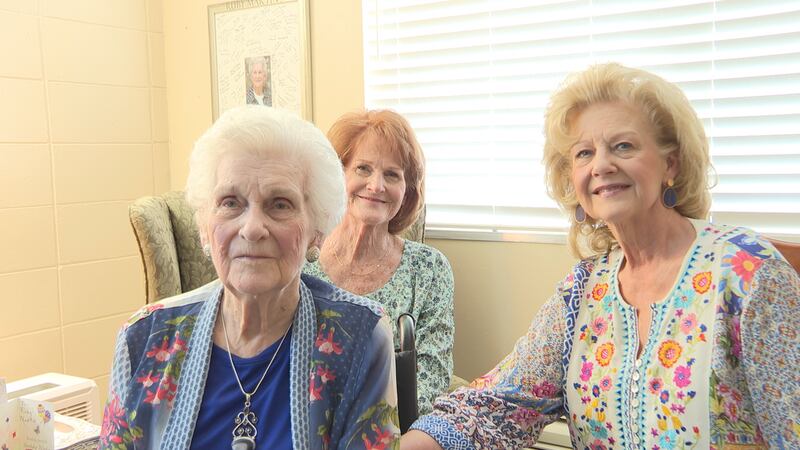 Ruby Martin {Left} surrounded by her daughters.