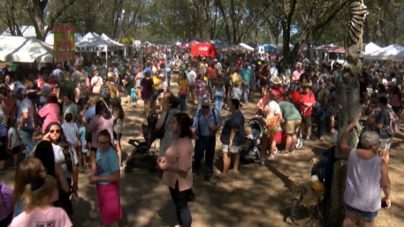 Thousands of people visited the 35th Mississippi Pecan Festival Saturday.