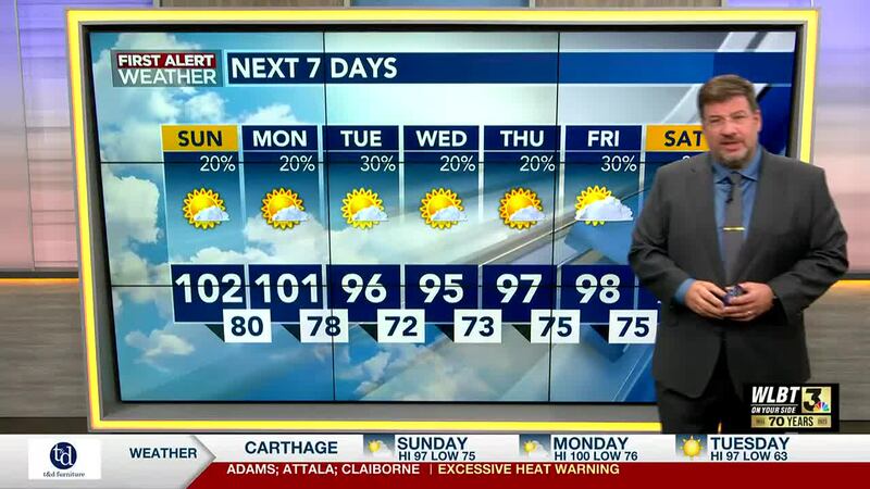 WLBT SUNDAY AM WEATHER