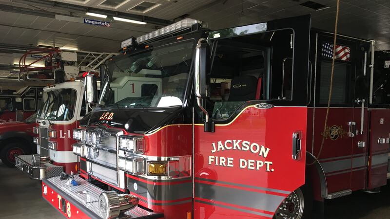 A Jackson Fire Department truck.