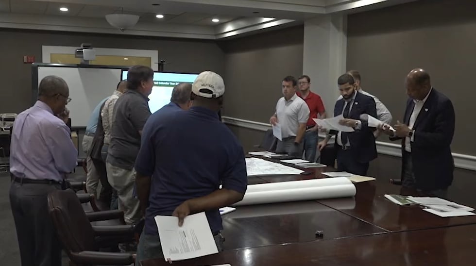 In May, members of Jackson's One-Percent Commission discuss a neighborhood street repaving...