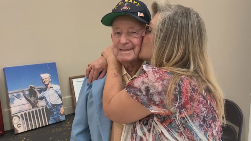 World War II Veteran Talmage Byrd celebrated his 100th birthday with close friends and family...