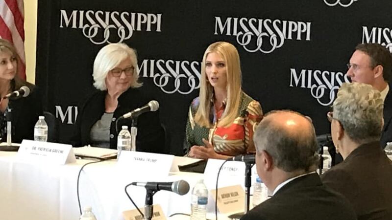 Ivanka Trump, who is the daughter of and an advisor to President Trump, visited Gulfport...